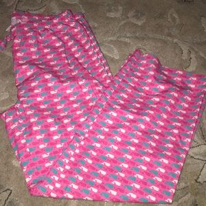 NWOT Womens Vineyard Vines whale PJ pants siZe L